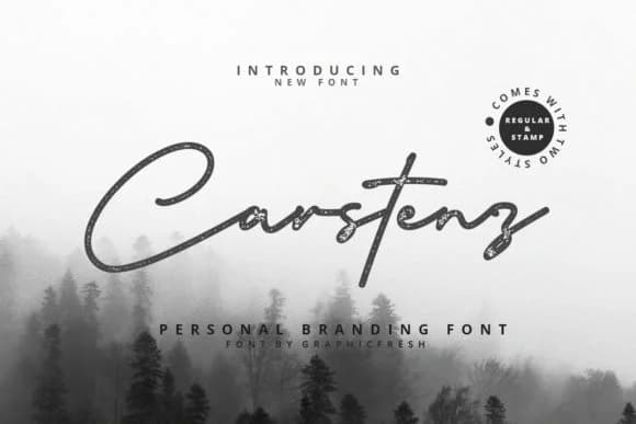 Carstenz Font by Graphicfresh — Script Handwritten Font
