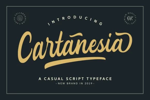 Cartanesia Font by Adyfo (7NTypes) — Script Handwritten Font