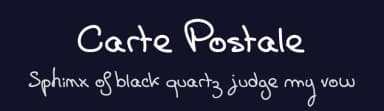 Carte Postale by Qkila — Script Handwritten Font — thumbnail 2