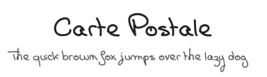 Carte Postale by Qkila — Script Handwritten Font — thumbnail 1