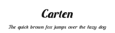 Carten by Typesgal — Script Handwritten Font — thumbnail 1
