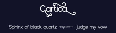 Cartica by setyaisiam _type — Sans Serif Font — thumbnail 2