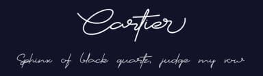 Cartier by Graphix Line Studio — Script Handwritten Font — thumbnail 2