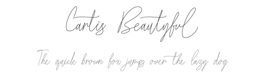 Cartis Beautyful by ToniStudio — Serif Font