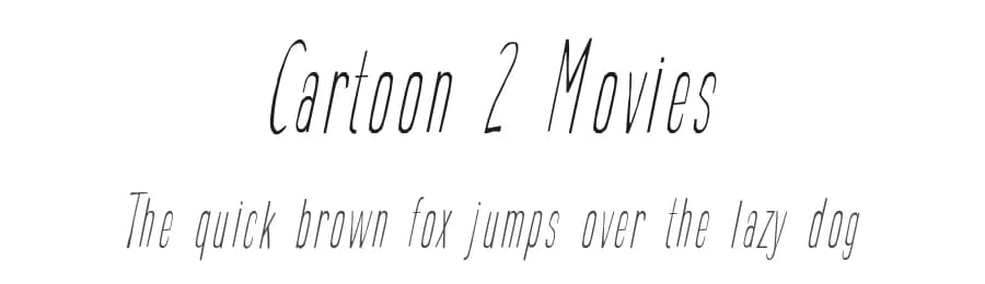 Cartoon 2 Movies by Galdino Otten Fonts — Script Handwritten Font — preview 1
