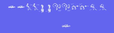 Cartoons Abstract by Daniel  Angermann — Dingbats Font — thumbnail 3