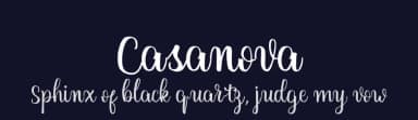 Casanova by Fanastudio — Script Handwritten Font — thumbnail 2