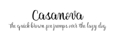 Casanova by Fanastudio — Script Handwritten Font — thumbnail 1