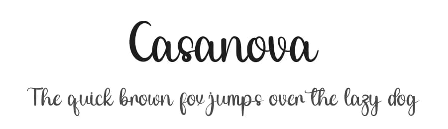 Casanova by Inermedia Studio — Script Handwritten Font