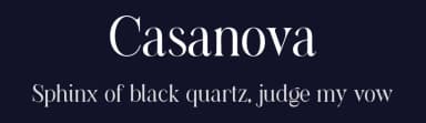 Casanova by Typetemp Studio — Serif Font — thumbnail 2