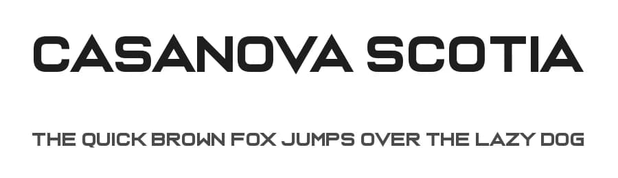 Casanova Scotia by Chequered Ink — Sans Serif Font