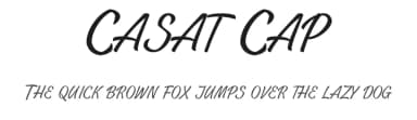 Casat Cap by Måns Grebäck — Script Handwritten Font — thumbnail 1