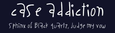 Case Addiction by Des Gomez — Script Handwritten Font — thumbnail 2
