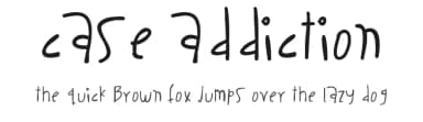Case Addiction by Des Gomez — Script Handwritten Font — thumbnail 1