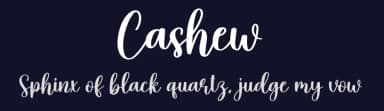Cashew by Scratchones — Script Handwritten Font — thumbnail 2