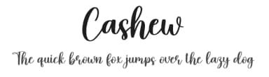 Cashew by Scratchones — Script Handwritten Font — thumbnail 1