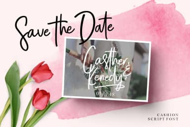 Cashion Font by Emtheen Std. — Script Handwritten Font — thumbnail 5