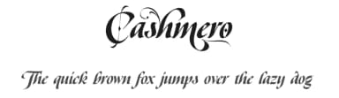 Cashmero by Riyadh Rahman — Script Handwritten Font — thumbnail 1
