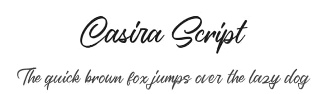 Casira Script by Graphue — Script Handwritten Font