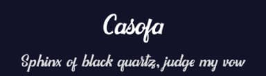Casofa by Kong Font — Script Handwritten Font — thumbnail 2