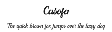 Casofa by Kong Font — Script Handwritten Font — thumbnail 1