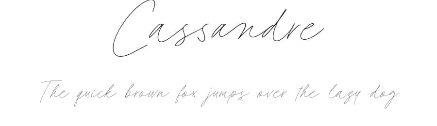 Cassandre by Lunas Type — Script Handwritten Font