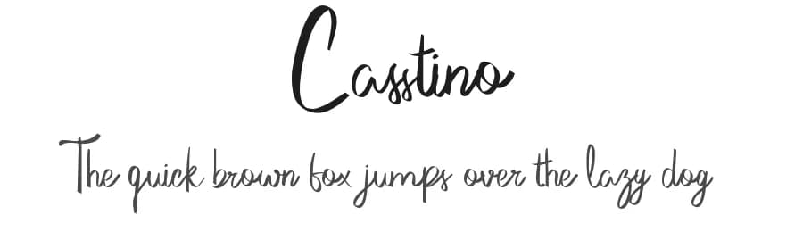 Casstino by Septiandika Pratama — Script Handwritten Font