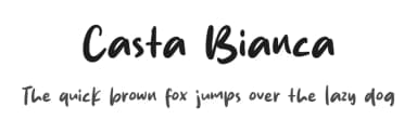 Casta Bianca by MJType — Script Handwritten Font — thumbnail 1