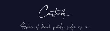 Castende by Vultype — Script Handwritten Font — thumbnail 2