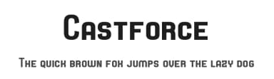 Castforce by Chequered Ink — Sans Serif Font — thumbnail 1