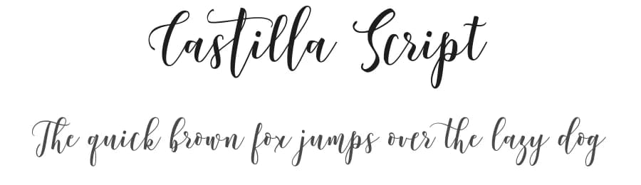 Castilla Script by Joelmaker — Script Handwritten Font