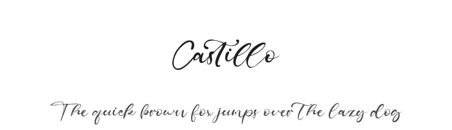 Castillo by Staircase Studio — Script Handwritten Font