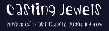 Casting Jewels by Des Gomez — Script Handwritten Font — thumbnail 2