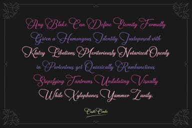 Castle Combe Font by The Traveling Fox — Script Handwritten Font — thumbnail 2