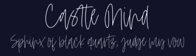 Castle Mind by Letteralle Studios — Script Handwritten Font — thumbnail 2