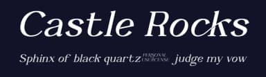 Castle Rocks by Java Pep — Sans Serif Font — thumbnail 2