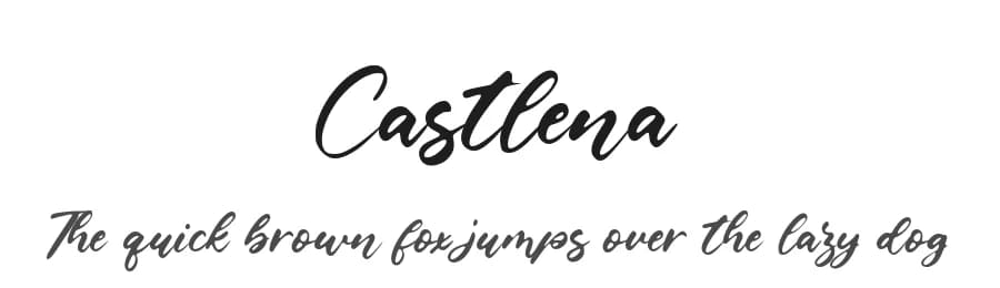 Castlena by Balpirick Studio — Script Handwritten Font