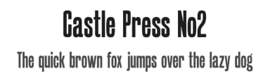Castle Press No2 by Pilaster Davy — Sans Serif Font — thumbnail 1