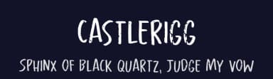 Castlerigg by Hanoded — Script Handwritten Font — thumbnail 2