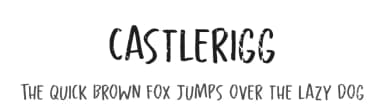 Castlerigg by Hanoded — Script Handwritten Font — thumbnail 1