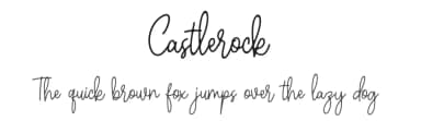 Castlerock by RaffaSyad Studio — Script Handwritten Font — thumbnail 1