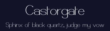 Castorgate by GemFonts / Typotheticals — Sans Serif Font — thumbnail 2