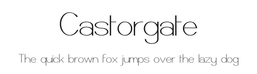 Castorgate by GemFonts / Typotheticals — Sans Serif Font