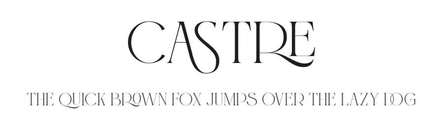 Castre by Din Studio — Serif Font