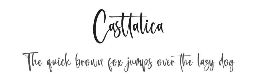 Casttalica by Letterena Studios — Script Handwritten Font