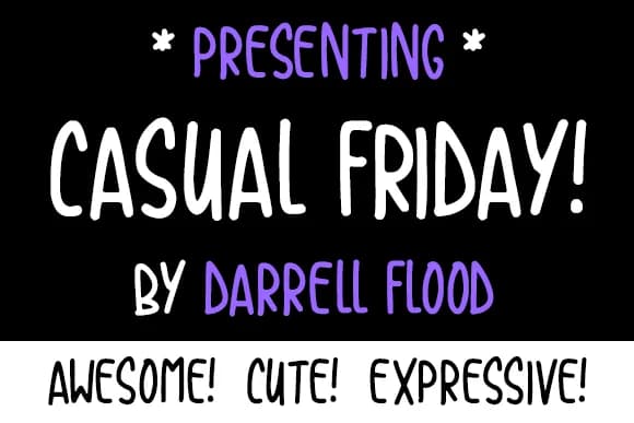 Casual Friday Font by Dadiomouse — Script Handwritten Font