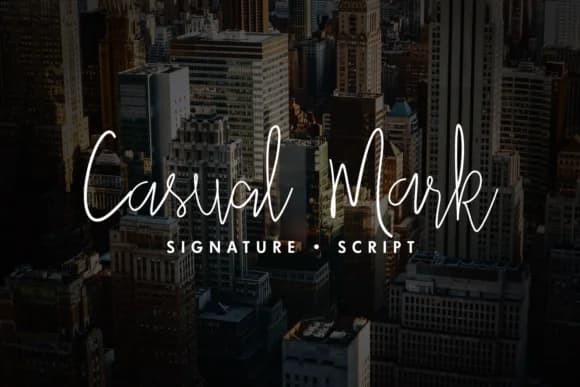 Casual Mark Script Font by Pedro Alexandre Teixeira — Script Handwritten Font