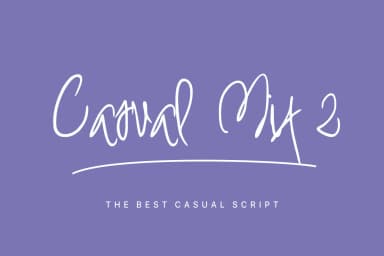 Casual Mix 2 Font by Marcelo Inez — Script Handwritten Font — thumbnail 1