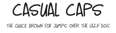 Casual Caps by Hawtpixel — Script Handwritten Font — thumbnail 1