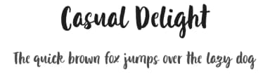 Casual Delight by BLKBK Fonts — Script Handwritten Font — thumbnail 1